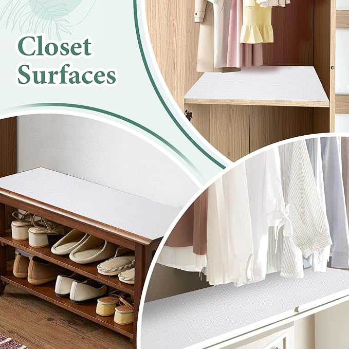 Drawer and Shelf Liner for Kitchen Cabinet: 23 in X 30 Ft Non Slip Waterproof - Image 7