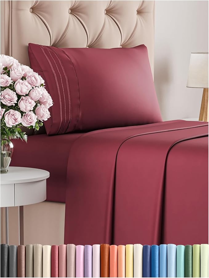 Twin XL Size 3 Piece Sheet Set by CGKUnlimited
