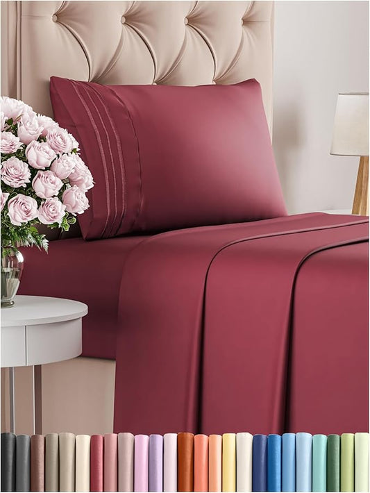 Twin XL Size 3 Piece Sheet Set by CGKUnlimited