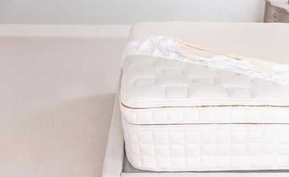 Naturepedic Organic Waterproof Mattress Protector Pad, Fitted Stretch Knit - Image 3