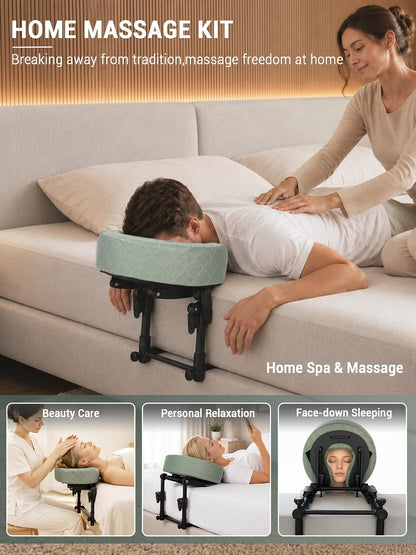 massage headrest for bed, bed massage head holder on a desk or shelf