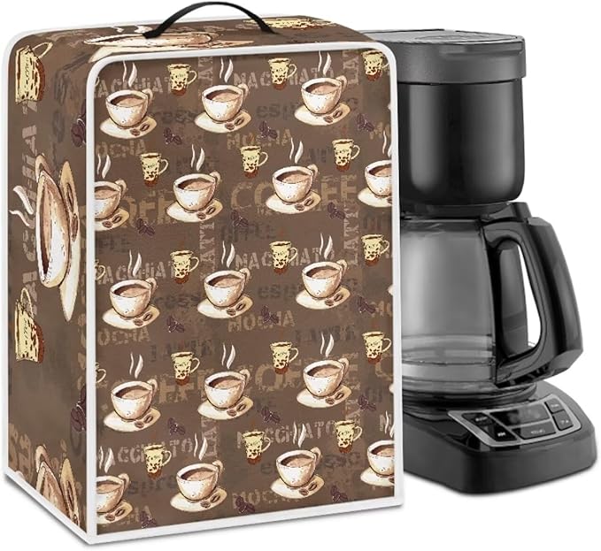 Coffee Maker Cover Dust Cover Washable Dustproof Kitchen Appliance Covers by Unknown