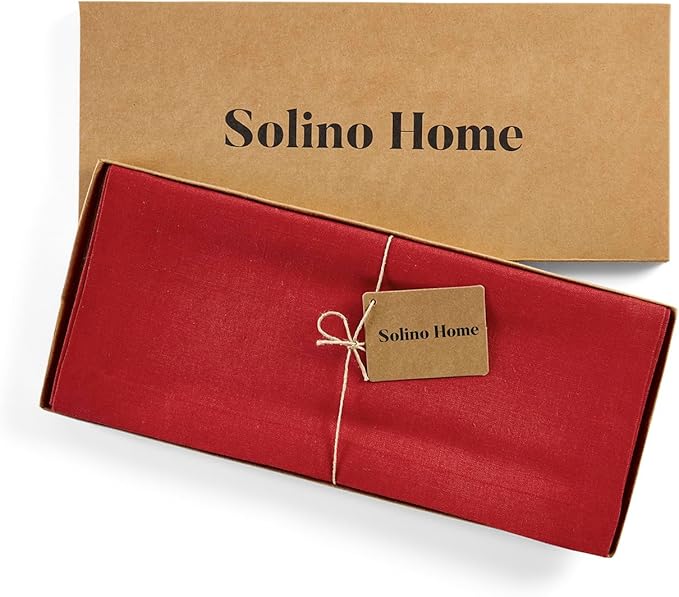Solino Home Linen Table Runner 120 Inches Long - Image 5