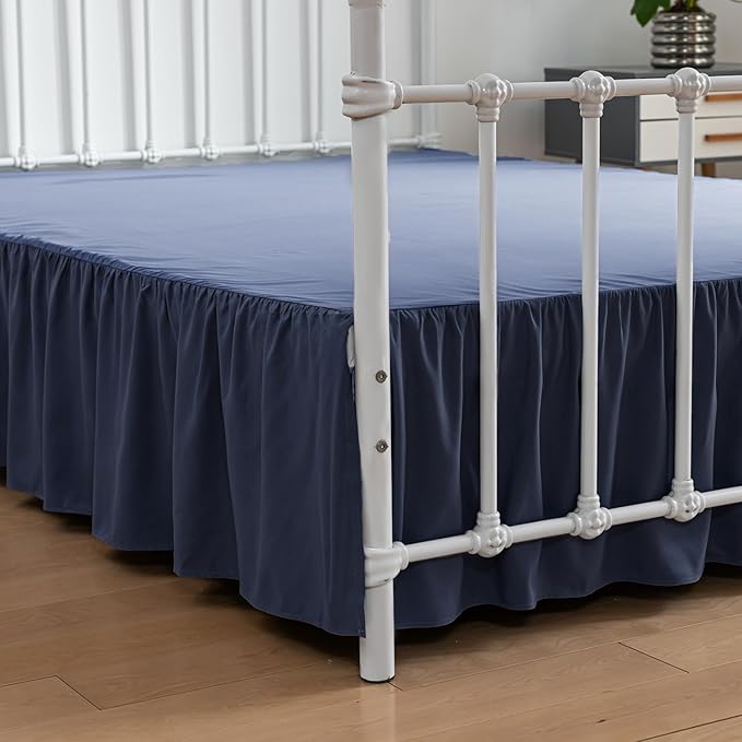 Bed Skirt Queen Size Ruffled Bed Skirt by xuandian