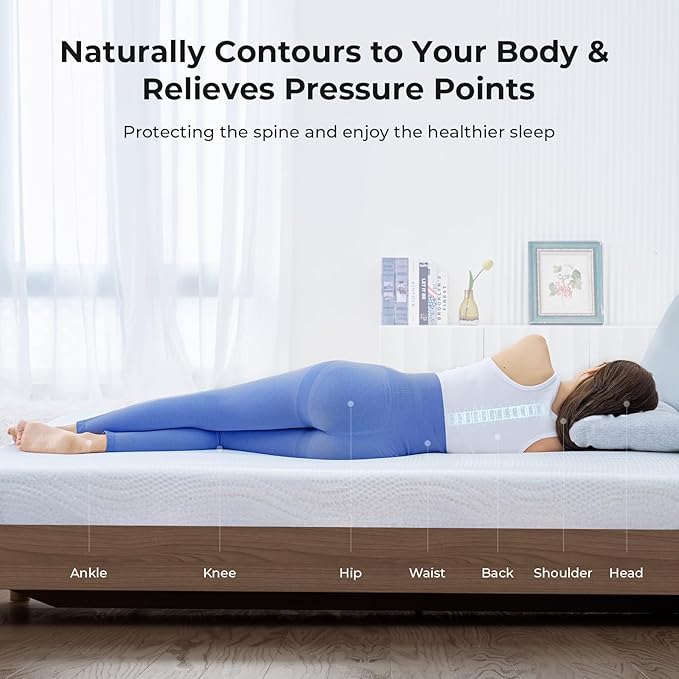 Cooling Mattress Topper Twin XL Size 2 Inch, Cooling Gel & Bamboo Charcoal - Image 5