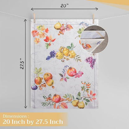 Maison d' Hermine Kitchen Towels Set of 3 100% Cotton 20" x 27.5" Reusable - Image 4