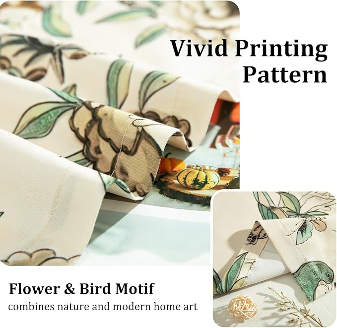 Leeva Short Floral Valance Curtain - Image 3