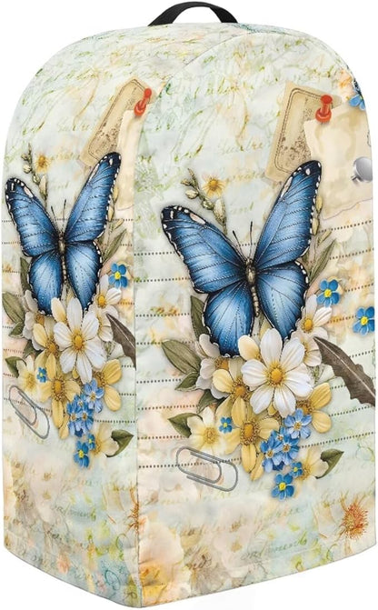 Blender Cover Stand Mixer Covers Boho Floral Butterfly Anti Fingerprint Dust - Image 3