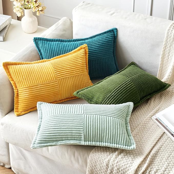 MIULEE Decorative Lumbar Throw Pillow Covers - Image 5