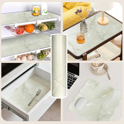 2-Layer Drawer and Shelf Liner for Kitchen Cabinet: 12in X 20Ft Non Slip - Image 9