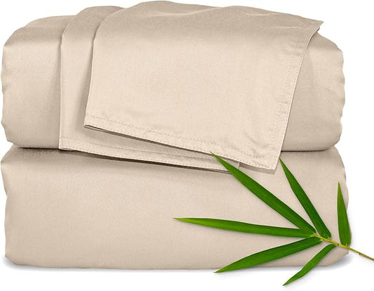Pure Bamboo Queen Sheets, Genuine 100% Organic Viscose Derived from Bamboo Bed by PureBamboo