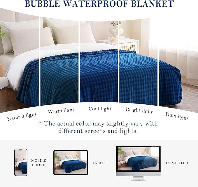Waterproof Blanket for Bed Couch Sofa Car, Soft Leakproof Dog Blanket - Image 7