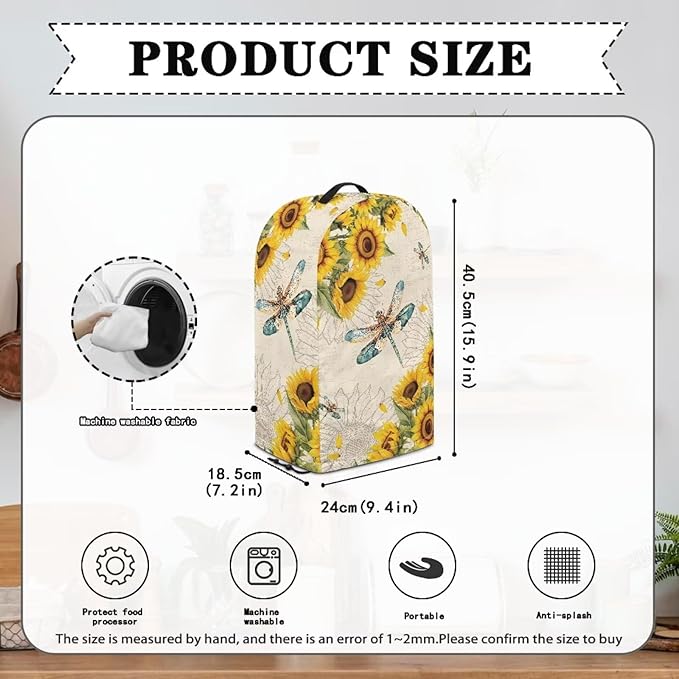 Dragonfly Sunflower Blender Covers - Image 6