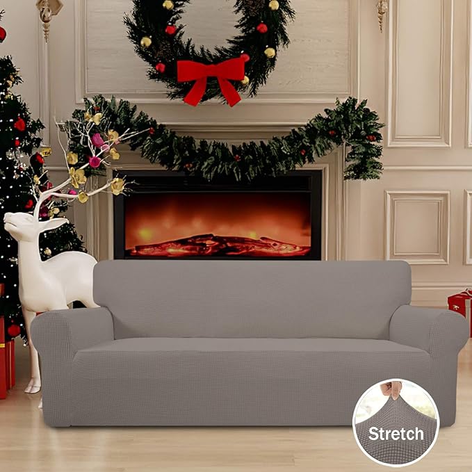 Easy-Going Stretch Sofa Slipcover 1-Piece Sofa Cover Furniture Protector Couch - Image 2
