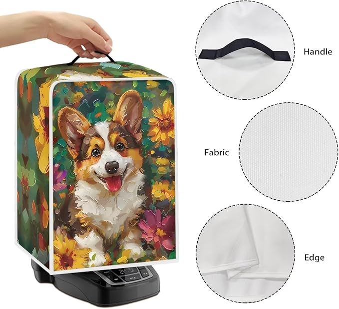 Mumeson Cartoon Corgi Coffee Maker Machine Dust Cover Blender Protection Case - Image 4