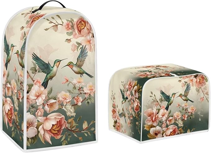 Hummingbirds Kitchen Appliance Dust Cover Set by Pointodoor