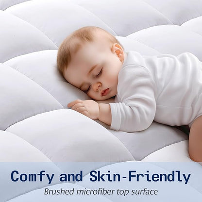 SOPAT Mattress Topper Cal King Size Extra Thick Mattress Pad 8-21" Deep Pocket - Image 3