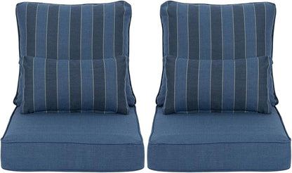 Aoodor Outdoor Chair Cushion, 23 x 26 Inch Water-Resistant, Fade-Resistant by Aoodor