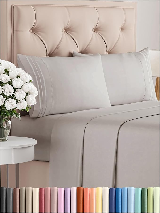 Cal King Size 4 Piece Sheet Set by CGKUnlimited