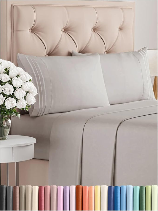 Cal King Size 4 Piece Sheet Set by CGKUnlimited