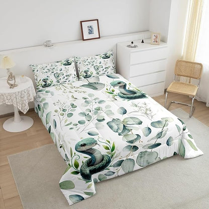 Erosebridal Cute Snake King Comforter Set - Image 4