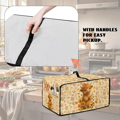 Toaster Oven Dust Cover Dustproof Convection Microwave Ovens Cover - Image 4