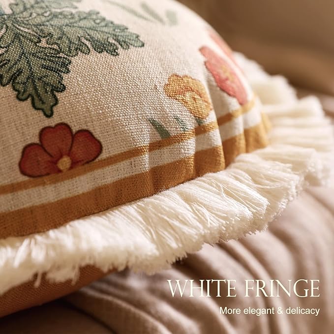 patdrea Designer Pack of 4 Throw Pillow Covers, Vintage Square Farmhouse - Image 5