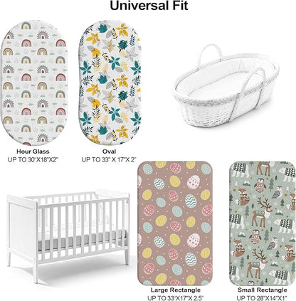 Baby Bassinet Sheets for Baby Boy Girls, Baby Delight, Angelbliss - Image 4