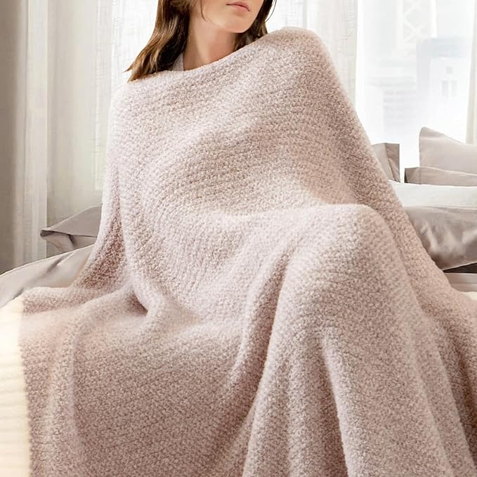 Snuggle Sac Heather Taupe Throw Blanket - Image 5