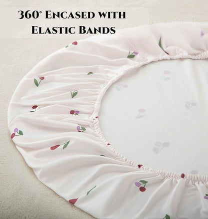 SDY Jersey Cherry Bassinet Sheets - Image 5
