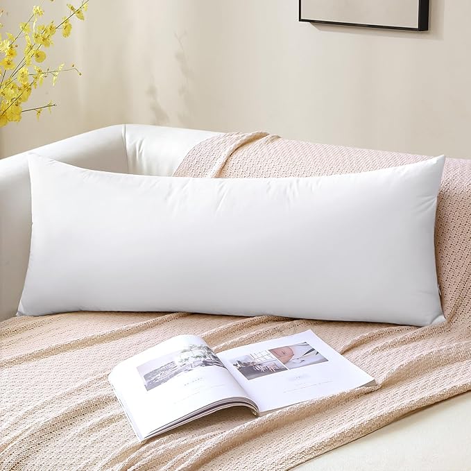 Artscope Synthetic Down Lumbar Pillow Insert, 14x36 Down Alternative Throw - Image 7