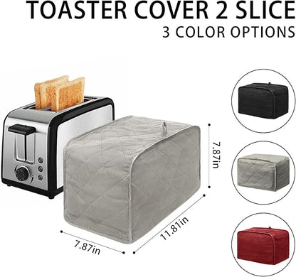 Toaster Cover 2 Slice, Bread Dust Cover & Fingerprint Protection-Polyester & - Image 2