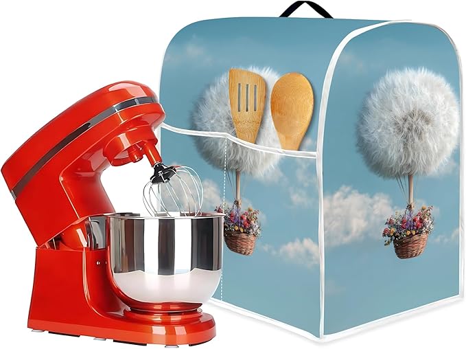 Mixer Dust Cover for 6-8 Qt Stand Mixer, Cloth Cover - Image 5