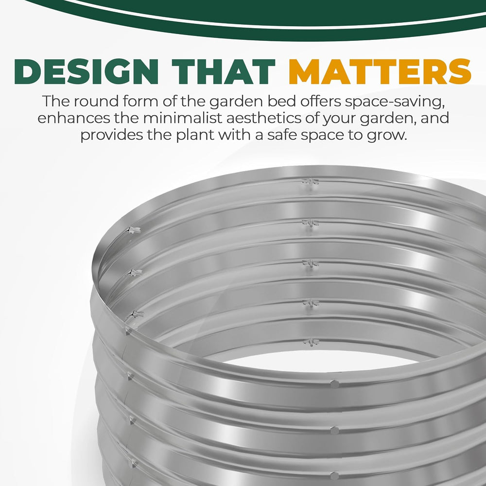 Utopia Home Galvanized Raised Garden Bed Kit 2x2x1 Ft Pack of 2, Planter Box ...