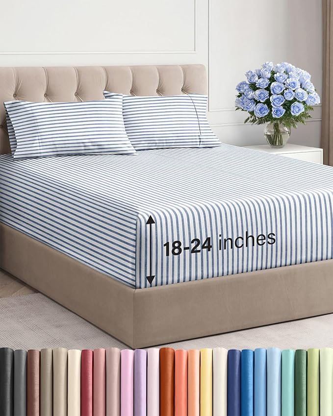 Extra Deep Pocket Queen Sheet Set by CGKUnlimited
