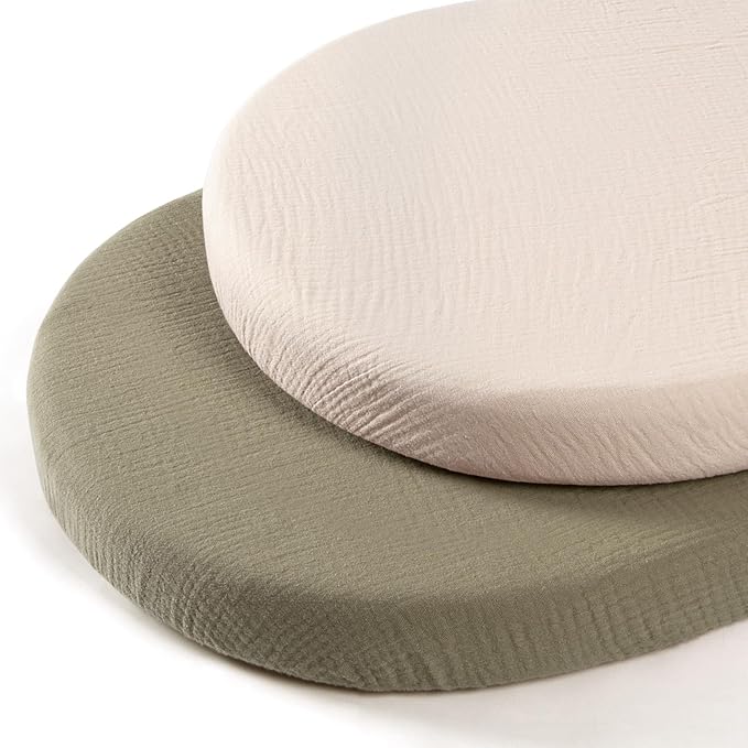 lulumoon Muslin Bassinet Sheets by Lulumoon
