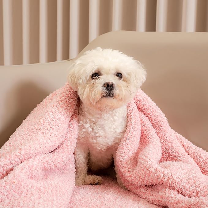 Snuggle Sac Buttery Pink Throw Blanket - Image 8
