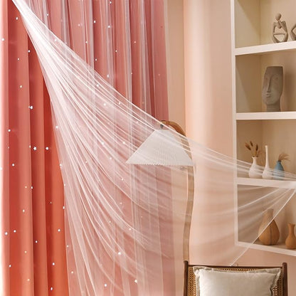 Kinryb Princess Curtains for Girls Bedroom - Image 2