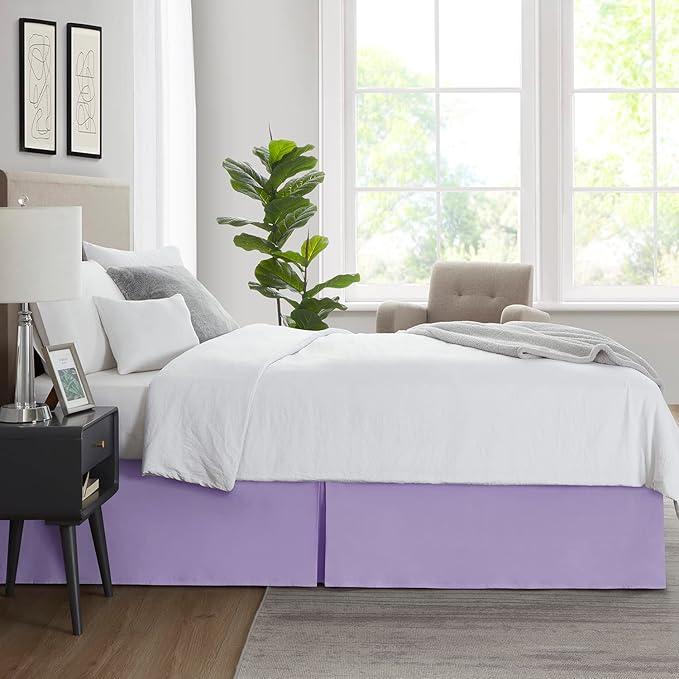 Nestl Lavender Twin Bed Skirt - Image 7