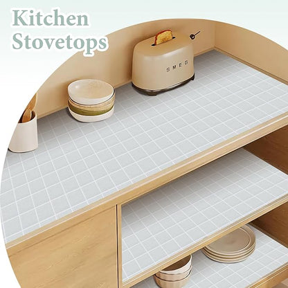 Drawer and Shelf Liner for Kitchen Cabinet: 12 in X 20 Ft Non Slip Waterproof - Image 3