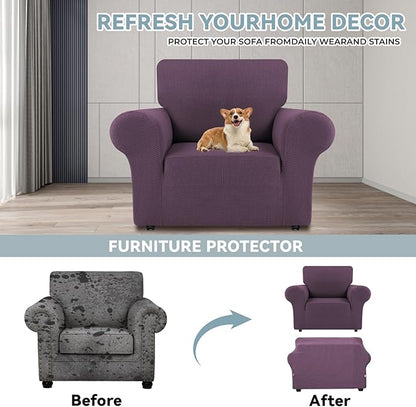 LURKA Stretch Chair Sofa Slipcovers 1 Piece Couch Covers - Image 3