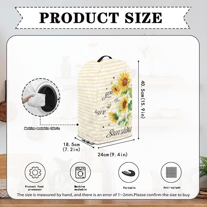 You are Sunshine Blender Cover Turtle Coffee Maker Cover Dust Protection - Image 5