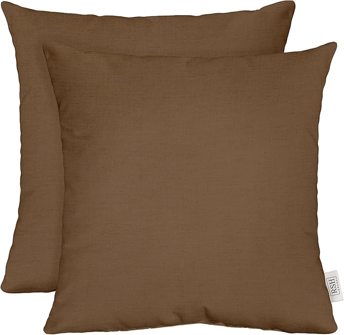 RSH DECOR: Sunbrella Play Square Throw Pillows Set of 2 | 17" x 17" | Water and by RSHDECOR