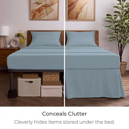 Mellanni Bed Skirt Twin Size - Image 3