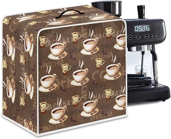 Coffee Maker Cover Dust Cover Washable Dustproof Kitchen Appliance Covers by Unknown