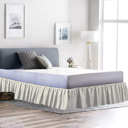 Ruffled Bed Skirt 18 Inch Drop Dust Ruffle - Image 3