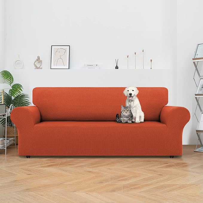 LURKA Stretch Sofa Slipcovers 1 Piece Couch Covers - Image 2