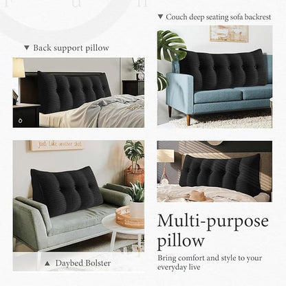 Wedge Headboard Pillow Dorm Room Reading Pillow Back Support - Image 5