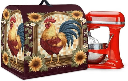 Rooster Sunflower Mixer Covers Washable Stand Mixer Dust Covers Fit Kitchen Aid by Unknown