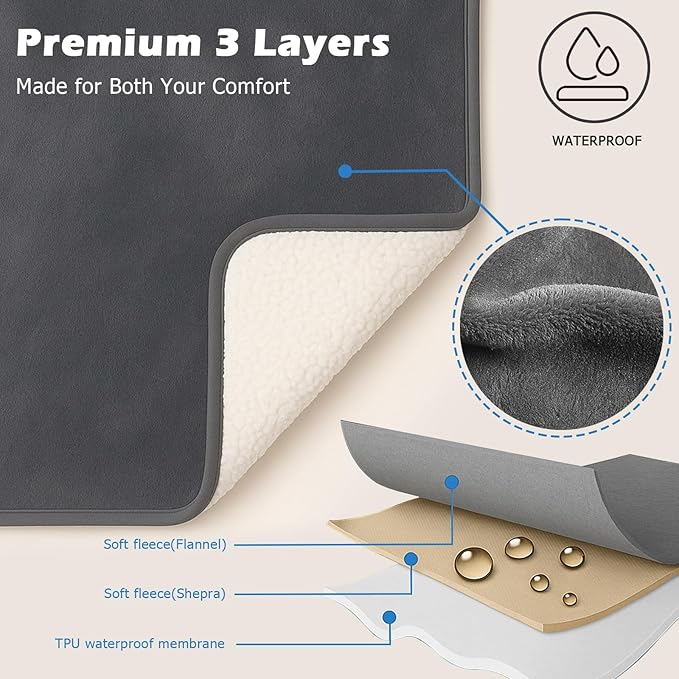 Waterproof Blanket for Bed Intimacy, Love Blanket Waterproof and Stain Proof - Image 6
